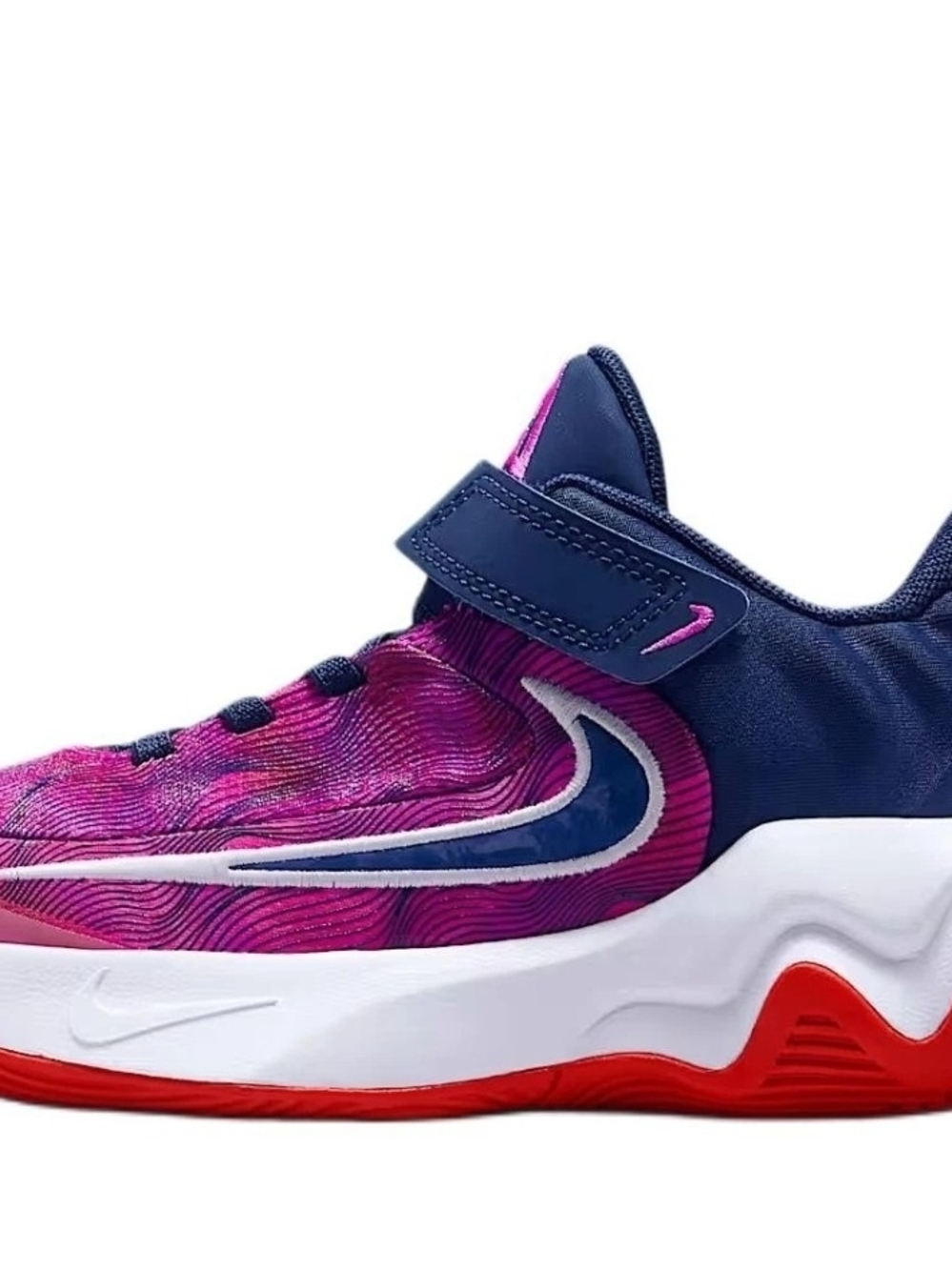 Nike Kids' Pink and Navy Athletic Shoes